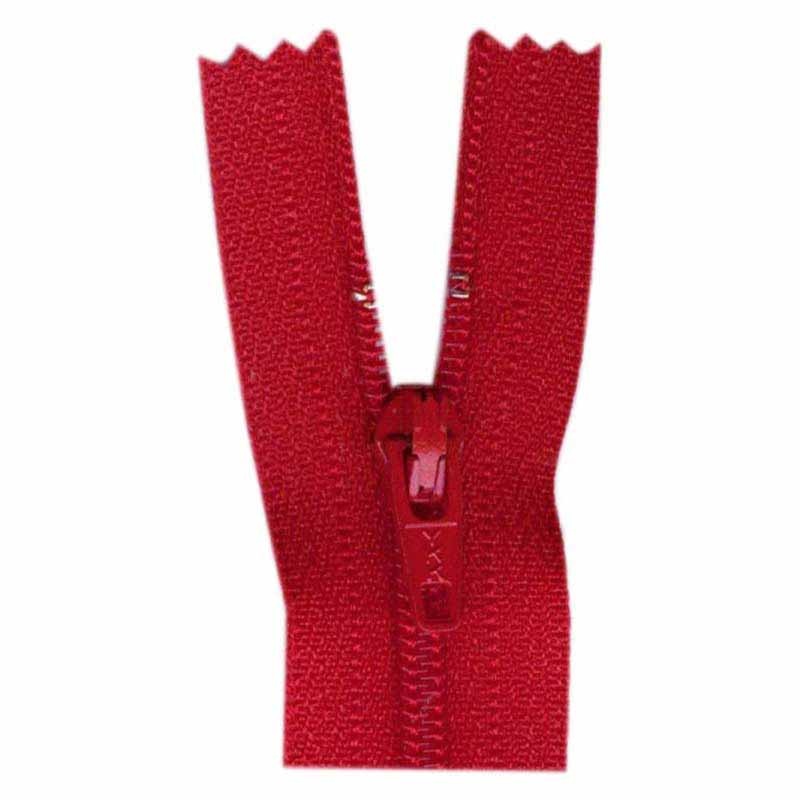 COSTUMAKERS General Purpose Closed End Zipper 18cm (7) – Hot Red – 1700