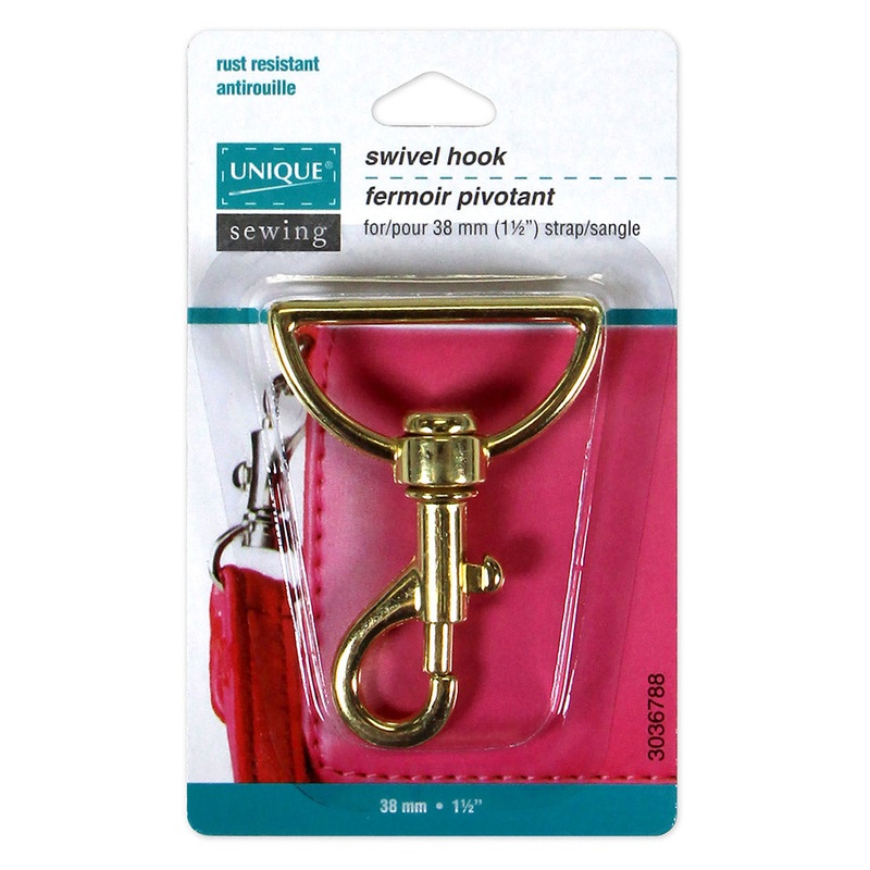 UNIQUE SEWING Swivel Hook – 38mm (1) – Gold