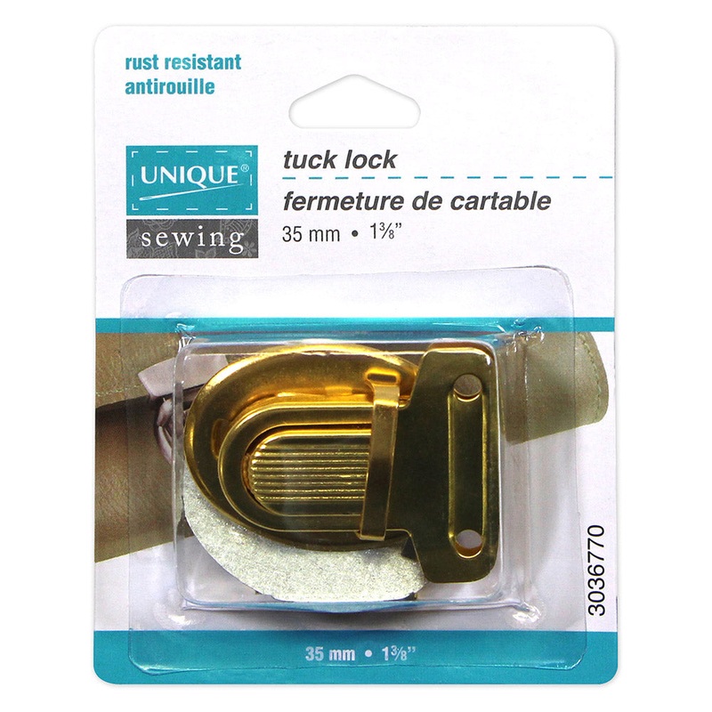 UNIQUE SEWING Turn Clasp  – 35mm (1 3/8) – Gold