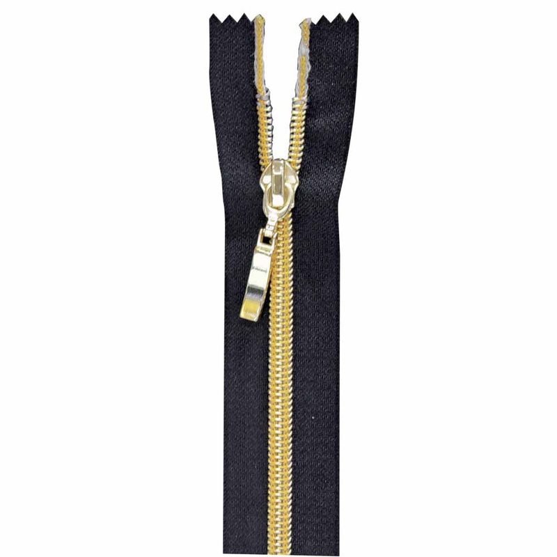 VIZZY Fashion Closed End Zipper 18cm (7) – Black – 1775