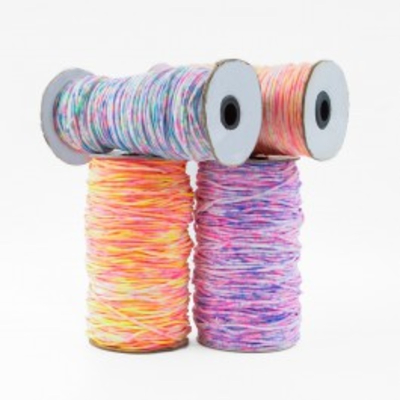 3mm Knitted Tie Dye Elastic – Roll