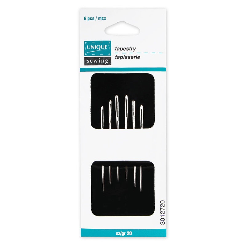 UNIQUE SEWING Tapestry Needles – size 20 – 6pcs