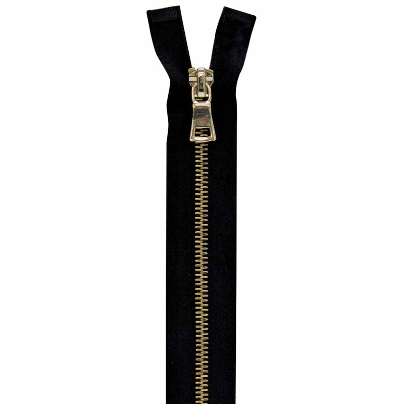 VIZZY Fashion One-Way Separating Zipper 50cm (20) – Black – 1736