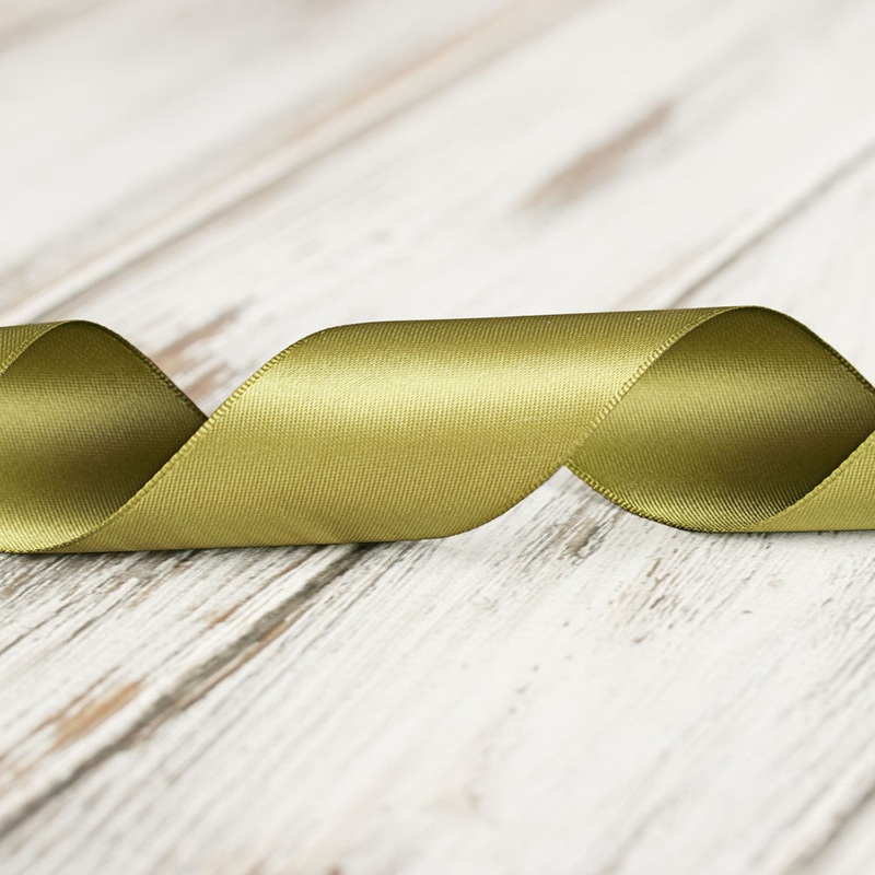 38mm Double Faced Satin Ribbon – Willow