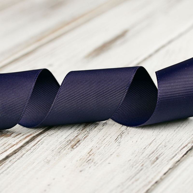 38mm Grosgrain Ribbon – Navy