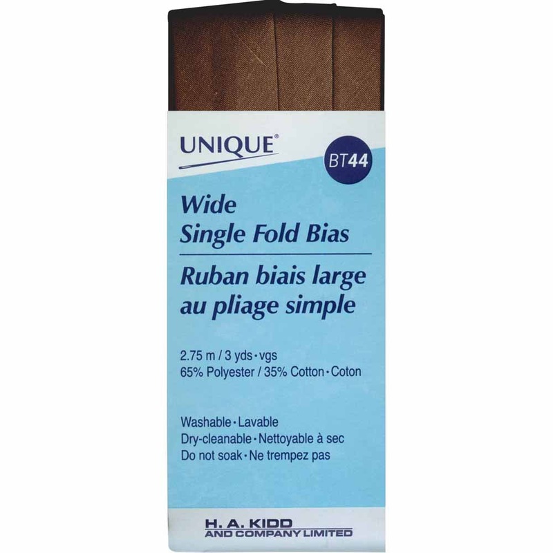 UNIQUE Wide 1 Fold 2.75m Brown 785