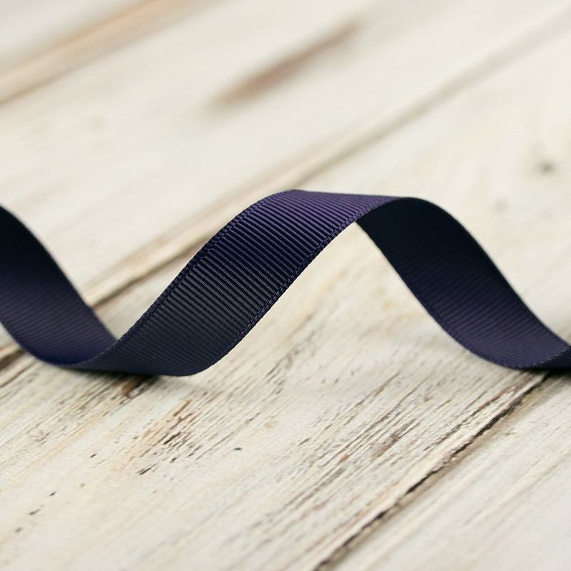 16mm Grosgrain Ribbon – Navy