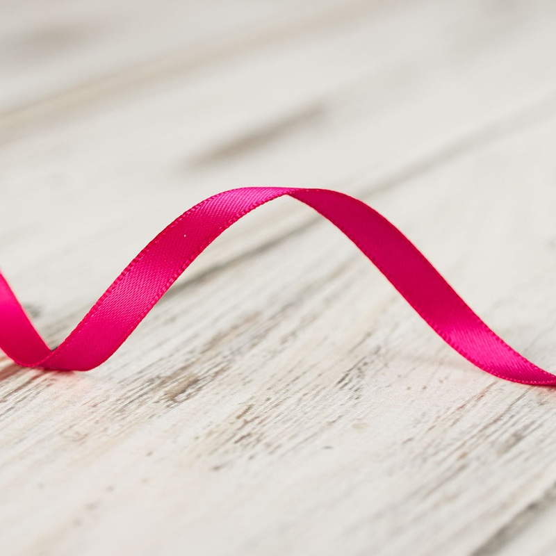 6mm Double Faced Satin Ribbon – Azalea