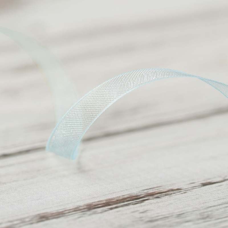 6mm Organza Ribbon – Light Blue