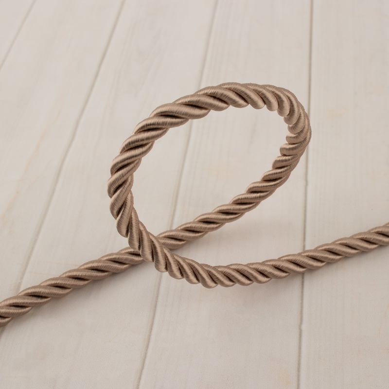 7mm Large Twisted Cord – Beige
