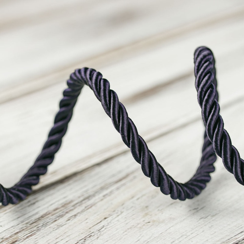 7mm Large Twisted Cord – Dark Navy