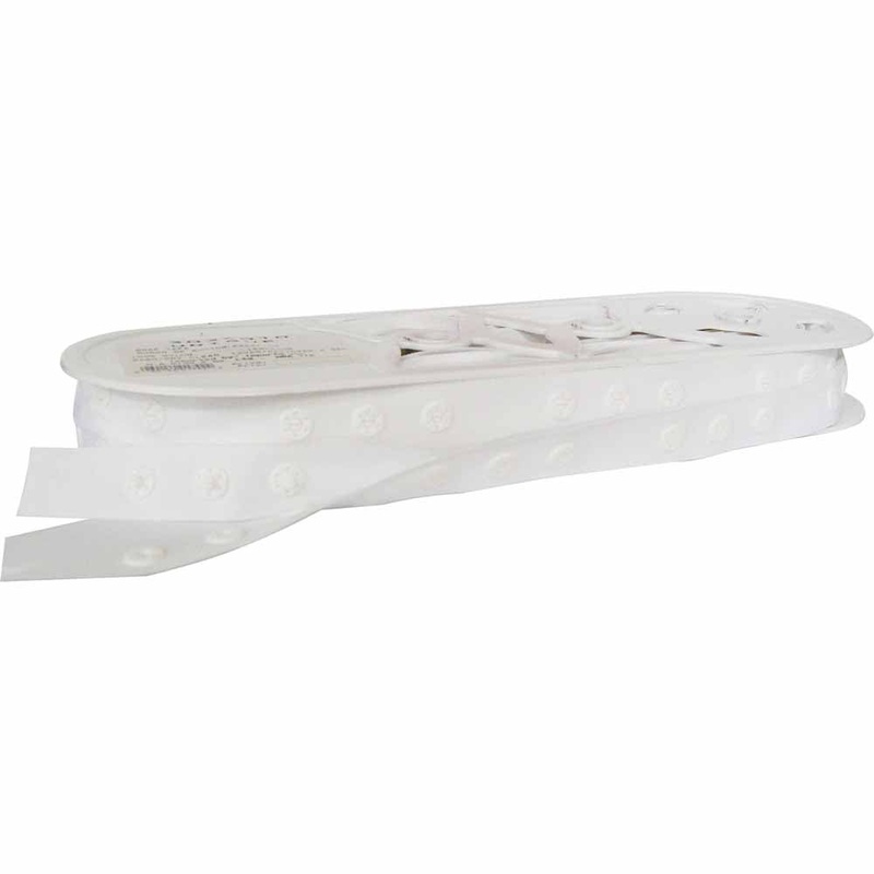 UNIQUE Snaps Tape – 18mm x 10m ( x 11yds) – White