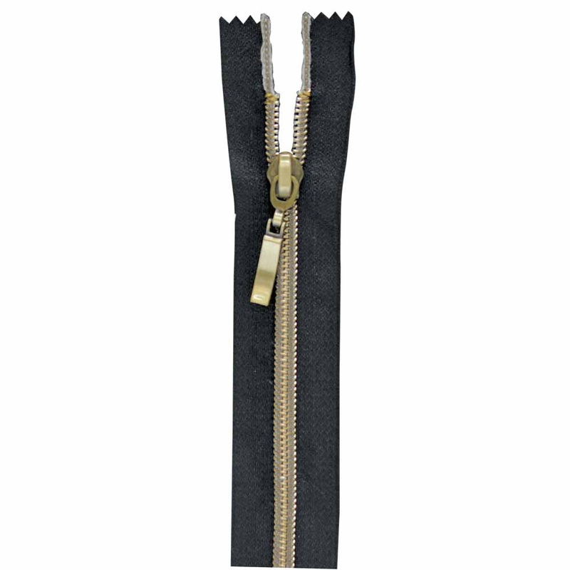 VIZZY Fashion Closed End Zipper 18cm (7) – Black – 1771