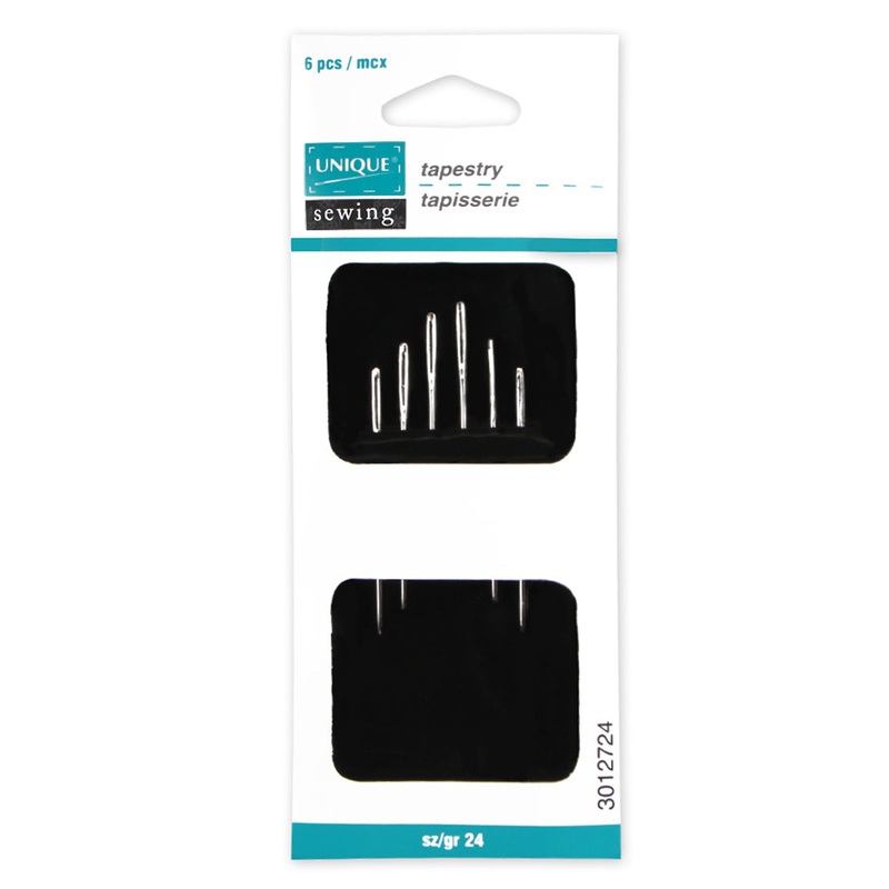 UNIQUE SEWING Tapestry Needles – size 24 – 6pcs
