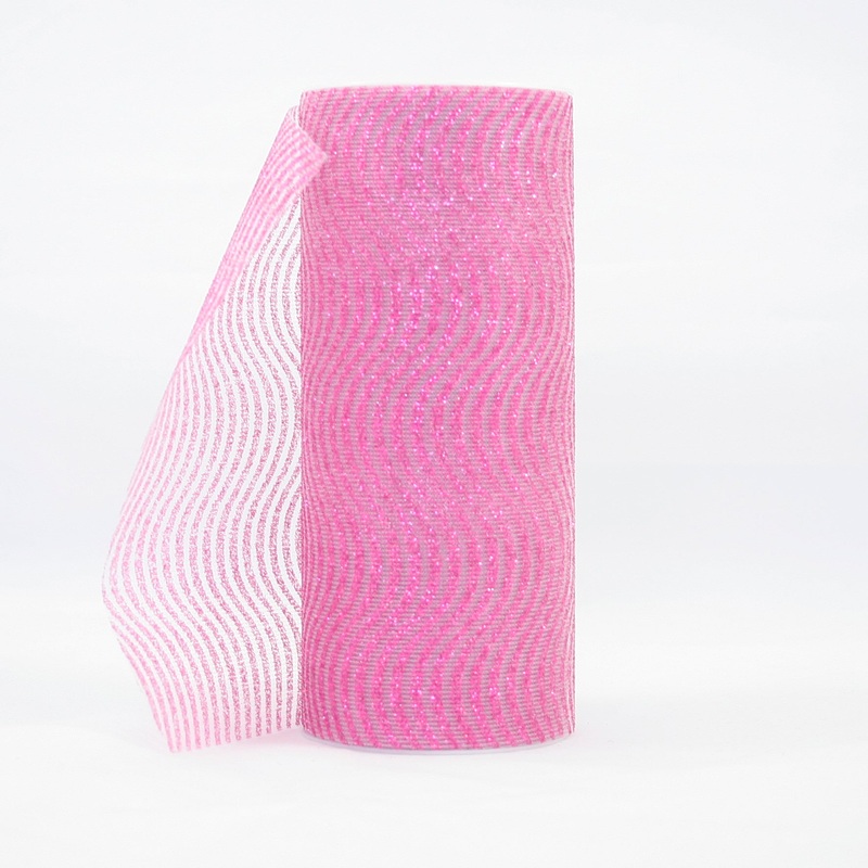 Waves Glitter Tulle Spool 6 – Fuchsia