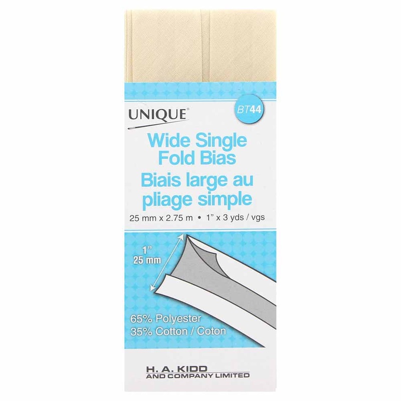 UNIQUE Wide 1 Fold 2.75m Fawn 875
