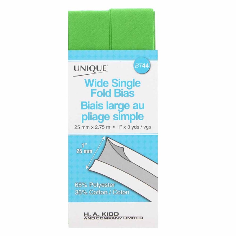 UNIQUE Wide 1 Fold 2.75m Lime Green 605