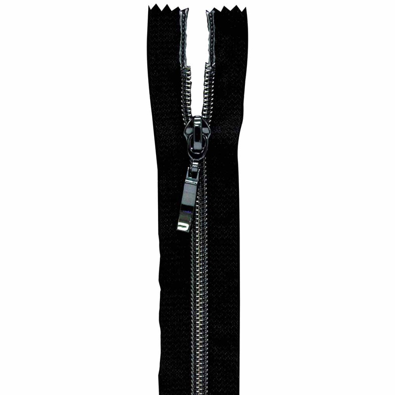 VIZZY Fashion Closed End Zipper 18cm (7) – Black – 1772