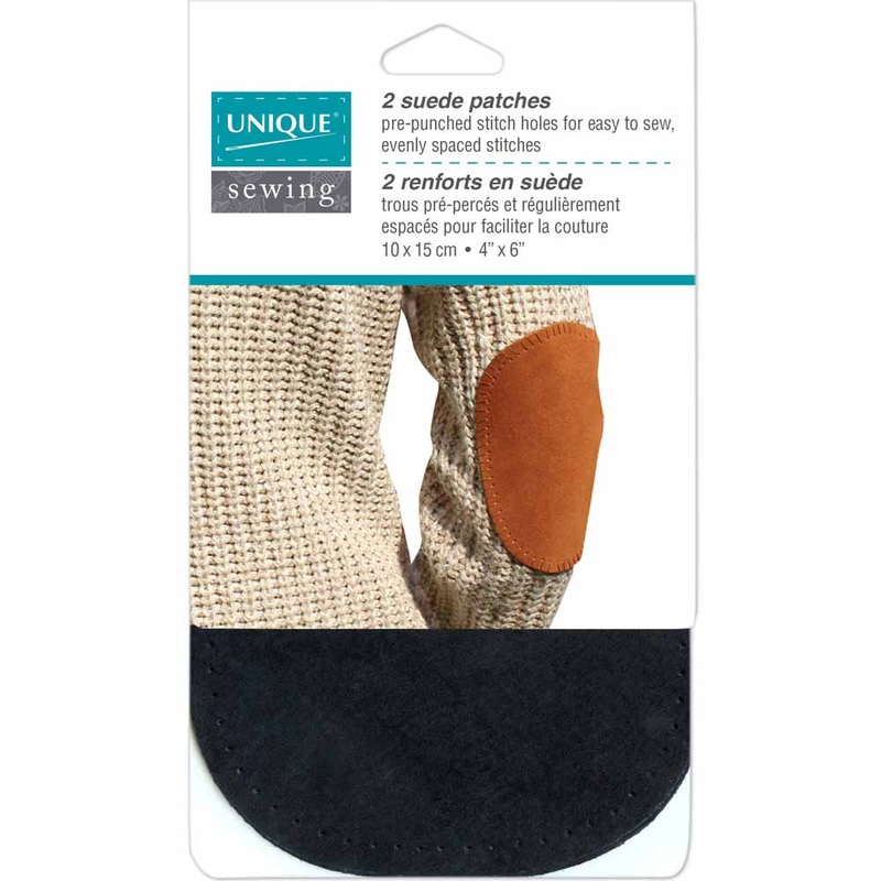UNIQUE SEWING Suede Patch Navy – 10 x 15cm (4 x 6) – 2pcs
