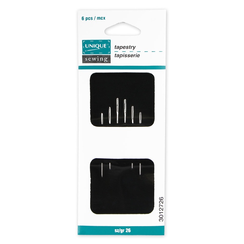 UNIQUE SEWING Tapestry Needles – size 26 – 6pcs