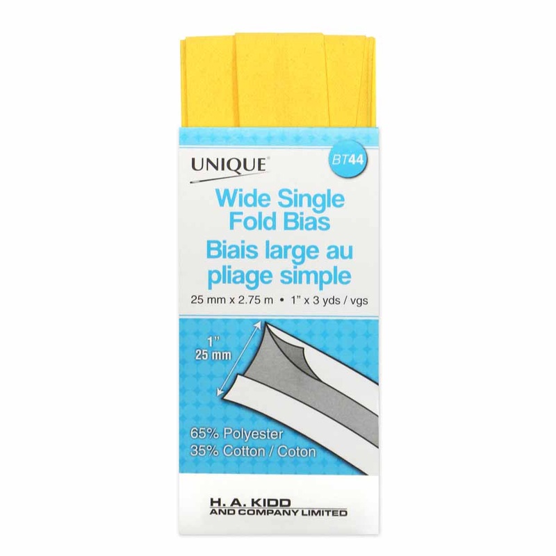 UNIQUE Wide 1 Fold 2.75m Canary 105