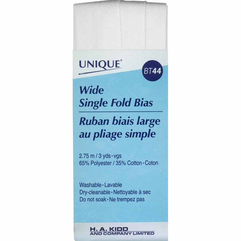 UNIQUE Wide 1 Fold 2.75m White 000