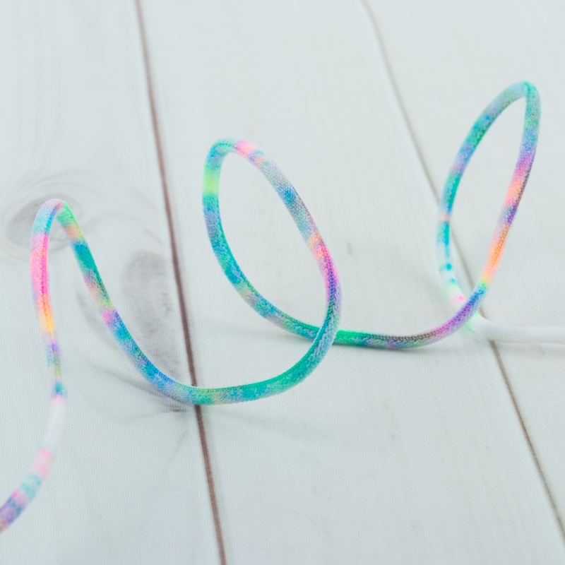 3mm Knitted Tie Dye Elastic – Multicolour VTNX59453074
