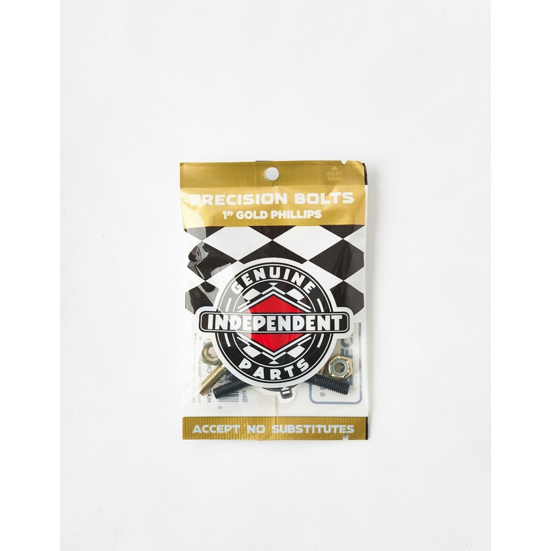 Independent 1 Phillips Bolts – Black/Gold