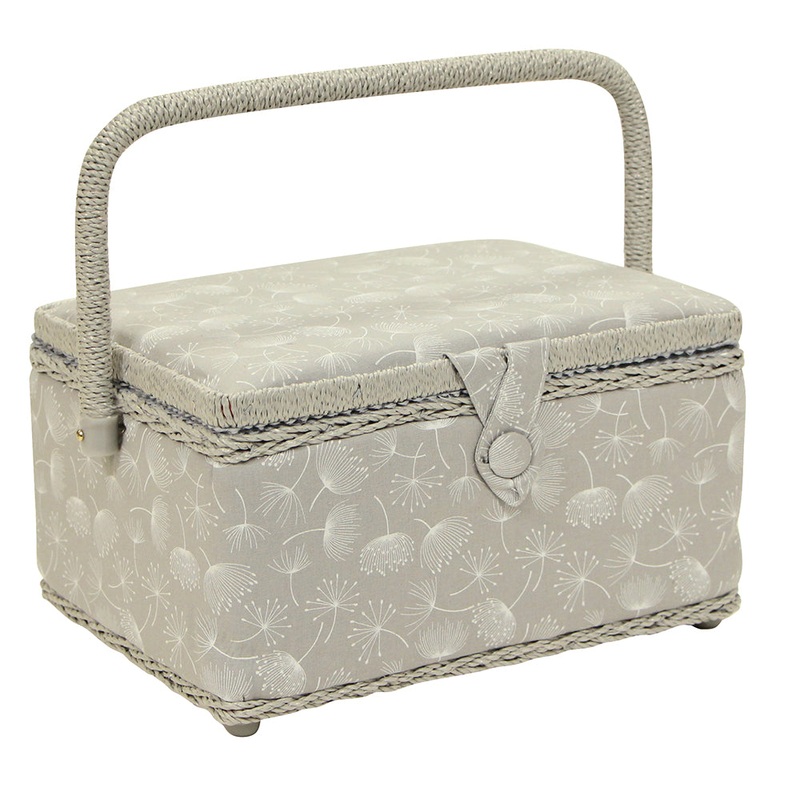VIVACE Medium Sewing Basket – Dandy Grey
