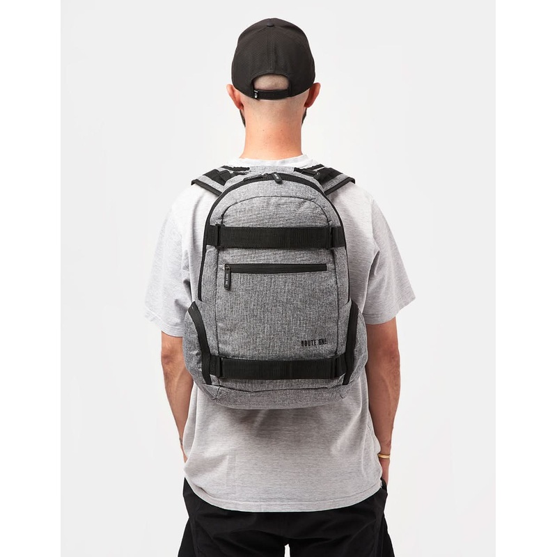 Recycled Skatepack – Grey Crosshatch