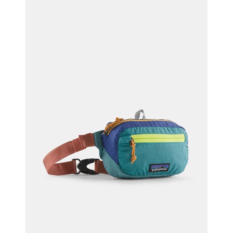 Patagonia Ultralight Black Hole Mini Hip Pack – Patchwork: Subtidal Blue