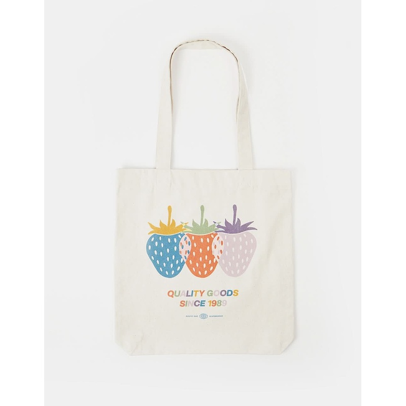 Recycled Strawb Tote Bag – Natural