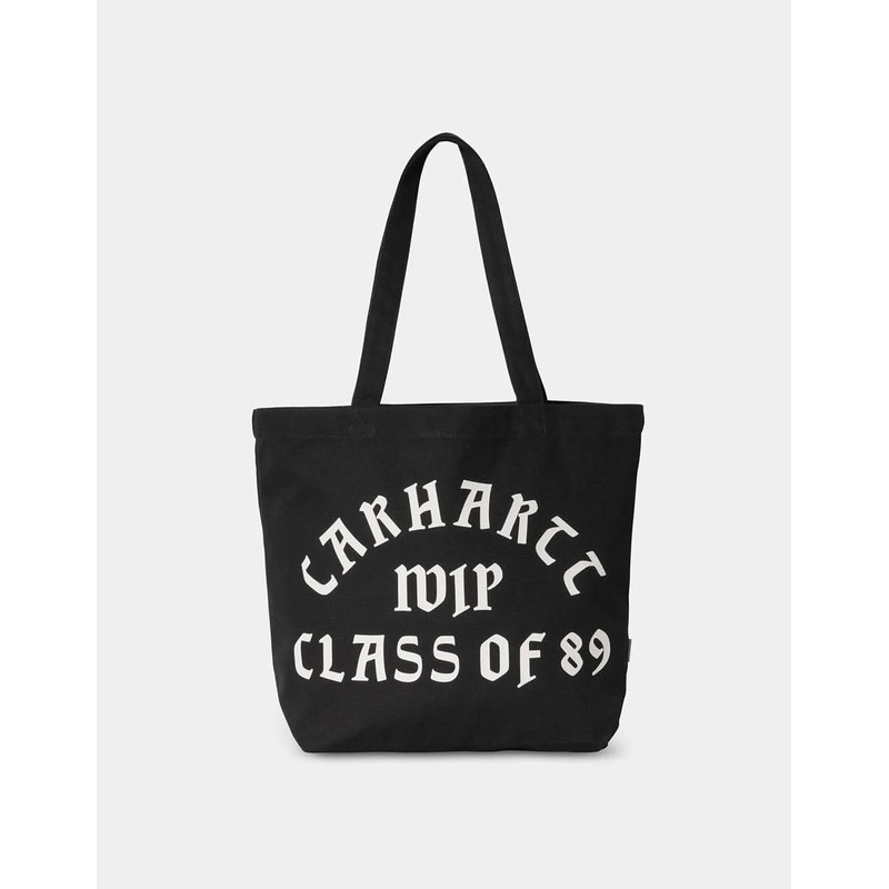 Carhartt WIP Canvas Graphic Tote Bag – Class of 89 Print/Black/Tonic