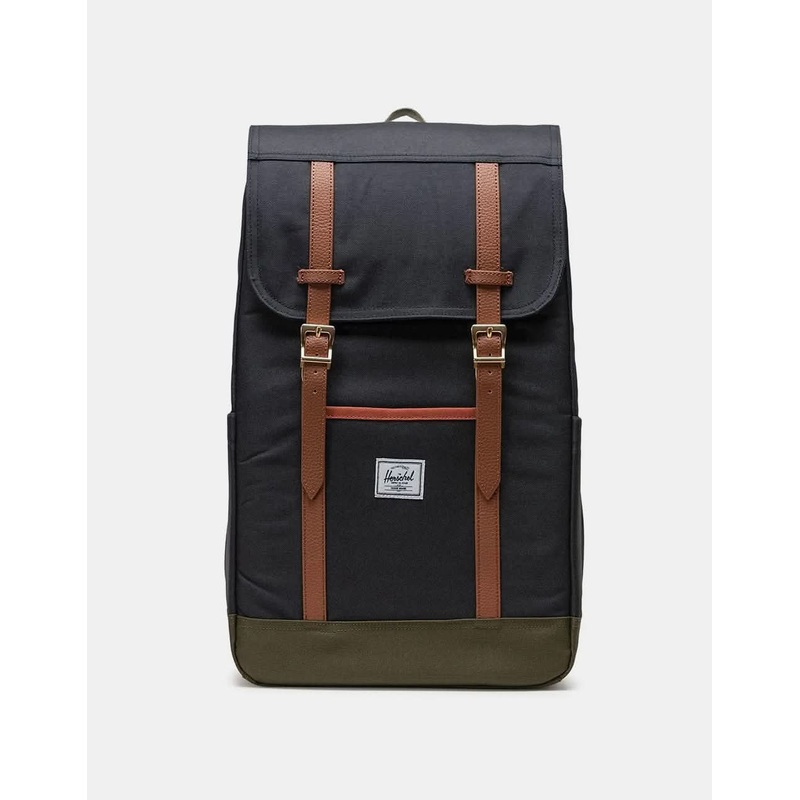 Herschel Supply Co. Retreat Backpack – Black/Ivy Green/Chutney
