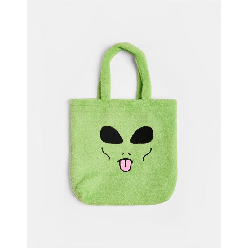 RIPNDIP Lord Alien Fluffy Tote – Green