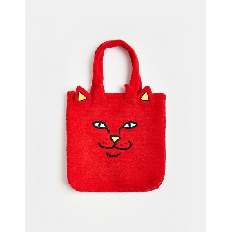 RIPNDIP Lord Devil Fluffy Tote – Red