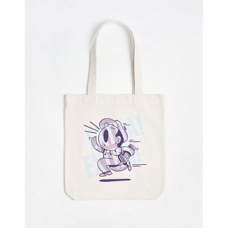 Recycled Extra! Extra! Tote Bag – Natural