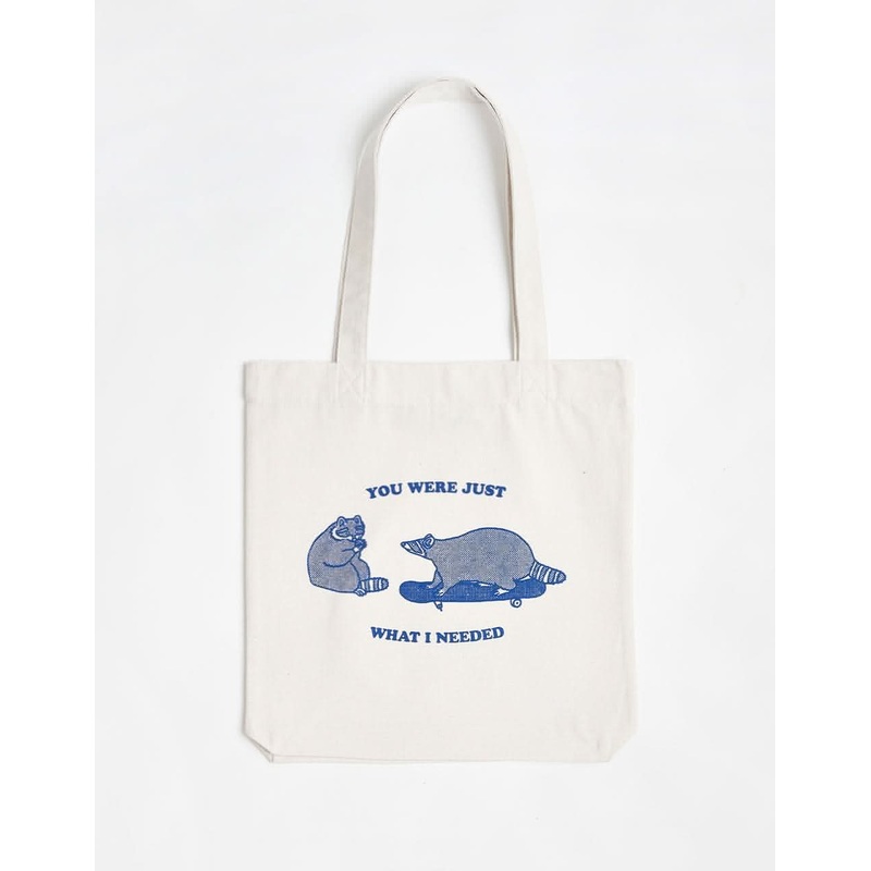 Recycled Just What I Needed Tote Bag – Natural