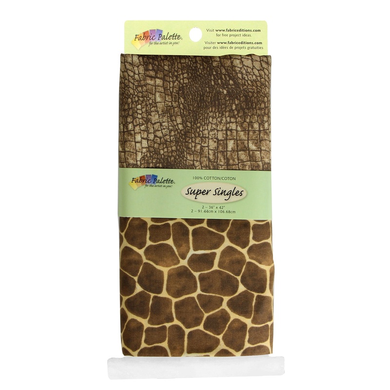 2 yard pre-cut cotton prints –  Animal skin