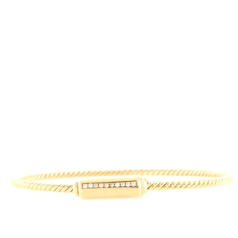 Barrels Bracelet 18K Yellow Gold with Diamonds S744817047756
