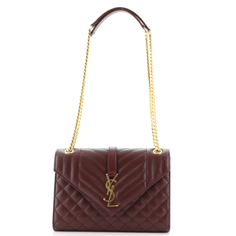 Classic Monogram Envelope Satchel Mixed Matelasse Leather Medium S744817043922