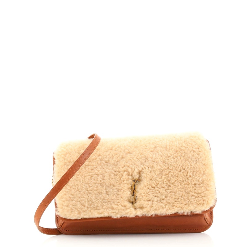 Classic Monogram Phone Holder Shoulder Bag Shearling S744817044263
