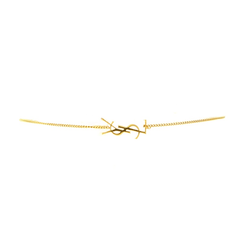 Logo Chain Bracelet Metal Thin