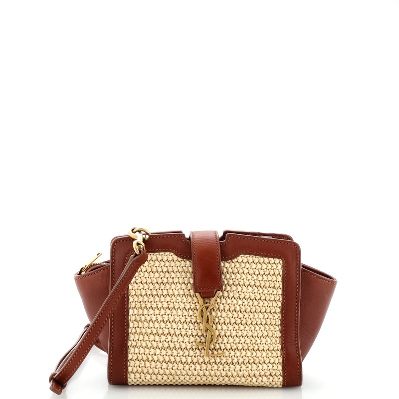 Monogram Cabas Downtown Raffia and Leather Toy S744817034866