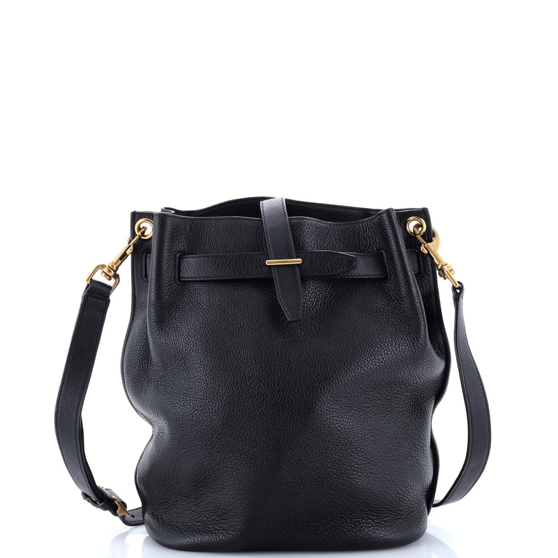 Boucle Bucket Bag Leather