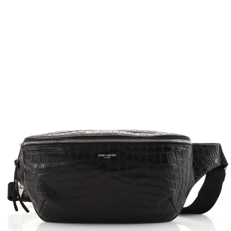 Belt Bag Crocodile Embossed Leather S744817016657