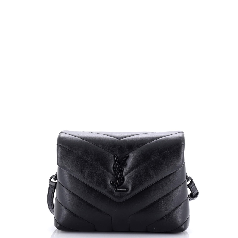 Loulou Shoulder Bag Matelasse Chevron Leather Toy S744817015254