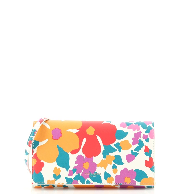 Wallet on Chain Printed Leather S744817016271