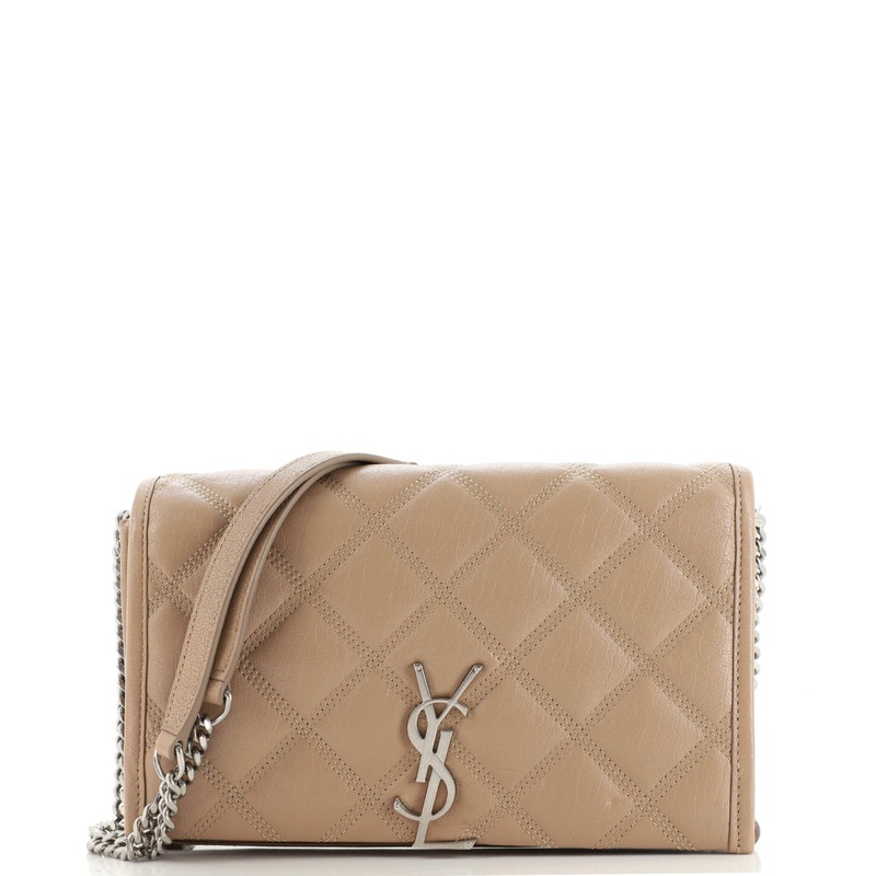 Becky Chain Wallet Quilted Leather S744817004194