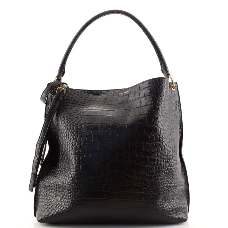 Tag Hobo Crocodile Embossed Leather Medium S744817005158